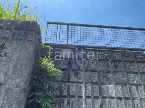 大津市 既存ブロック モルタル補修