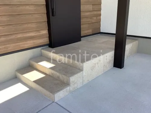 王寺町 新築シンプル オープン外構