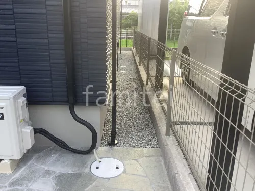 香芝市 新築シンプル オープン外構