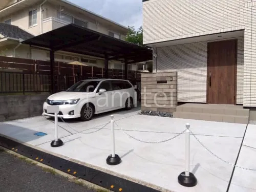 平群町 新築ベーシック オープン外構