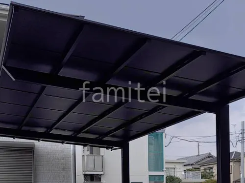 高槻市 カーポート LIXIL ネスカF 1台用
