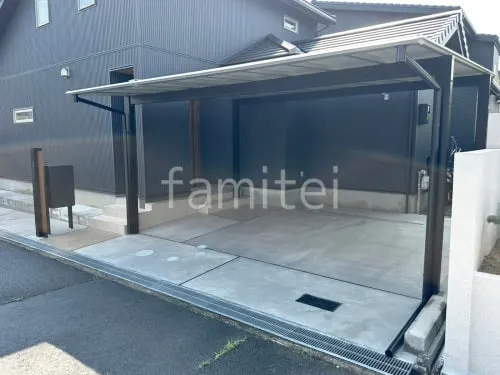 河南町 新築ベーシック オープン外構
