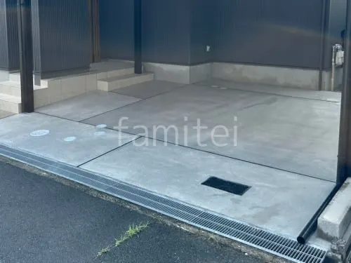 河南町 新築ベーシック オープン外構
