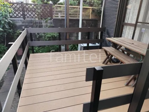 堺市 ウッドデッキ LIXIL 樹ら楽ステージ