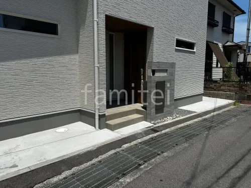 和泉市 新築ベーシック オープン外構