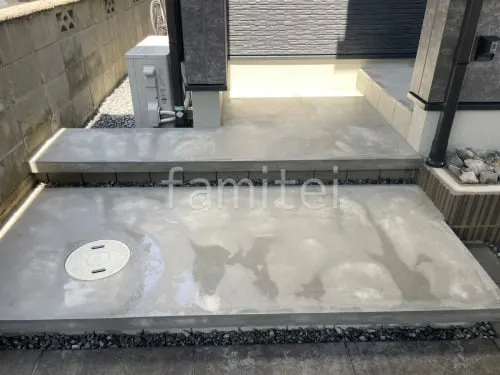 堺市 新築シンプル オープン外構