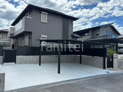 堺市 新築ベーシック オープン外構