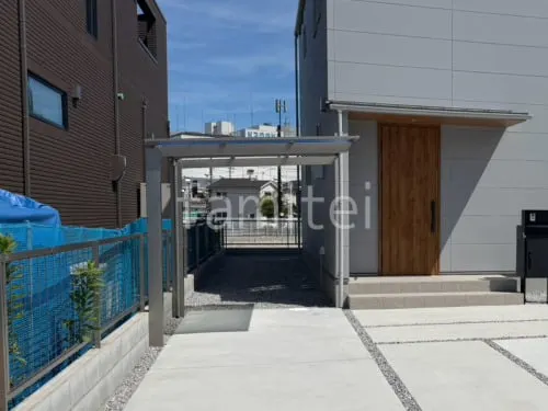 大津市 新築ベーシック オープン外構