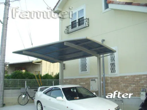 熊取町 カーポート1台・テラス屋根2F