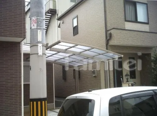 エクステリア　カーポート＆テラス屋根　プライスポート１台　レギュラーテラス屋根２Ｆ