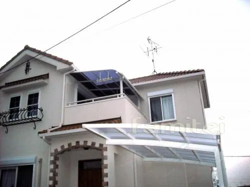 ベランダ物干 レギュラーテラス屋根2F カーポート プライスポート1台