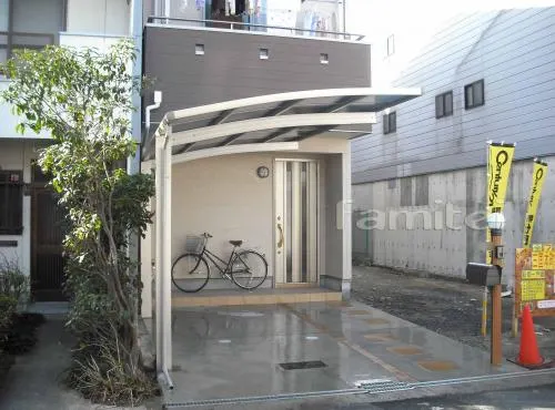 ベランダ物干　レギュラーテラス屋根２F　YKKレイナポート1台