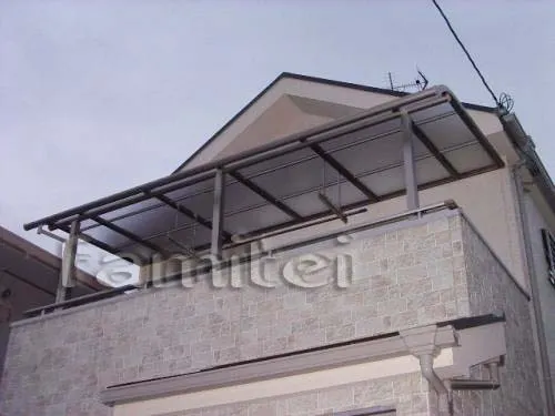 高槻市　カーポート1台　レギュラーテラス屋根２Ｆ