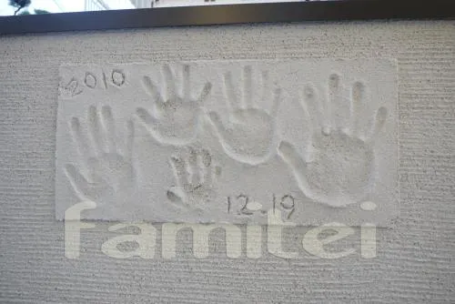 和泉市　デザイン門柱　車庫土間　土間工事　草目地　目隠し板塀