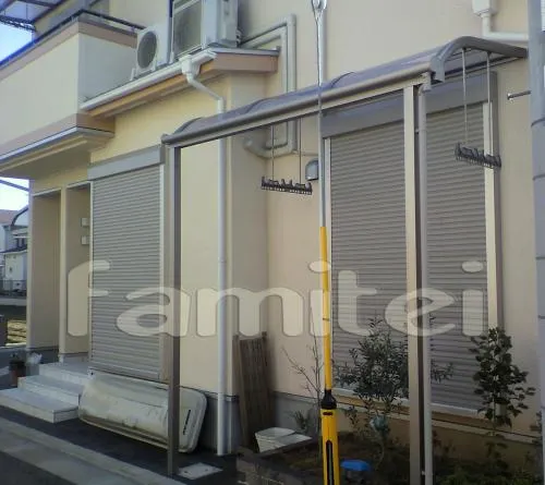 堺市　カーポート プライスポート１台 ベランダ屋根 YKKヴェクター（ベクター）テラス