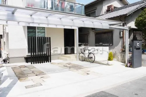 岸和田市　オープン外構