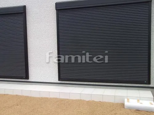 箕面市　タイル門柱 郵便受けポスト タイルデッキステップ