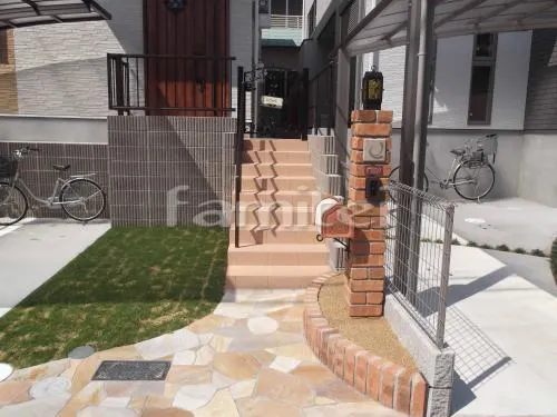 高槻市　新築オープン外構