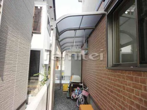 岩出市　塀塗装　四国化成パレット　レギュラーテラス屋根１階物干