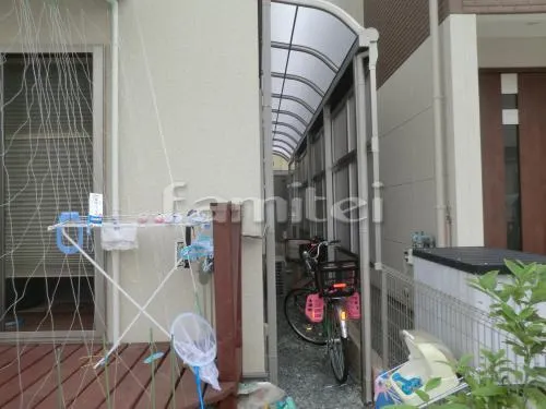 泉大津市　レギュラーテラス屋根１階 物干し竿掛け