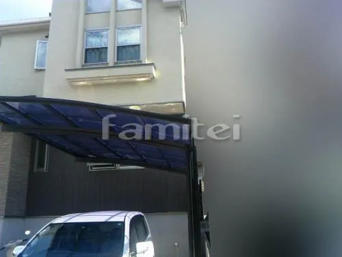 宇治市 カーポート プライスポート１台 修理後