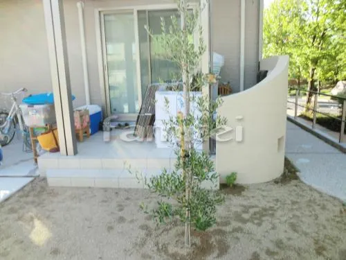 和泉市 オリジナル機能門柱 LIXIL デザイナーパーツ70角 テラス屋根1階  LIXIL(リクシル) アーキフィットミニ独立タイプ