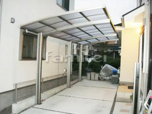 奈良市 カーポート プライスポート縦1.5台（縦連棟）