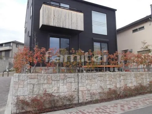 茨木市　目隠し塀リフォーム後 TOEXサニーブリーズ　ガーデンルーム ココマ