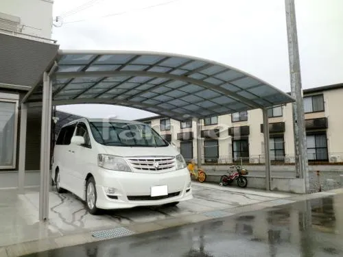 紀の川市 カーポート シグマポート 2台ワイド LIXIL ベランダテラス屋根 サンクテラス