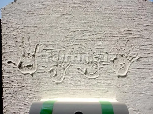 和歌山市 新築オープン外構 洋風門柱 塗り壁 ウッドデッキ 樹の木 LIXIL