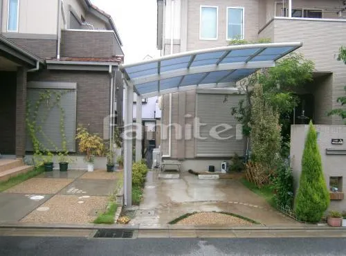 高槻市 カーポート YKKレイナポートグラン1台