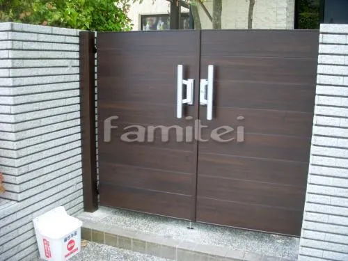 大津市 塀まわりリフォーム　目隠しフェンス ジオーナフェンスYS型 LIXIL