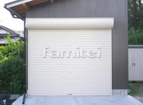 生駒郡平群町 車庫リフォーム 三和 取替えシャッター