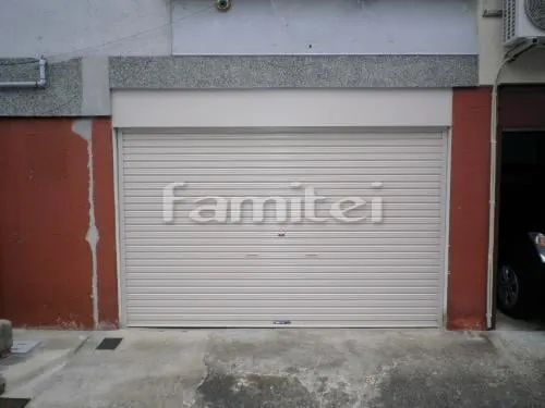 宝塚市 エクステリア工事 車庫リフォーム 三和 取り替えシャッター