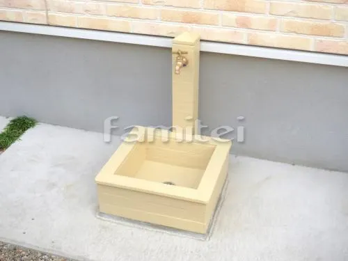 神戸市西区 エクステリアリフォーム工事 立水栓 支給品取付 給排水工事