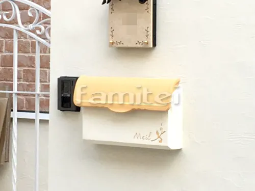 豊中市 リフォーム外構工事 リフォームナチュラル クローズ外構 門袖 郵便受けポスト 門扉 フェンス
