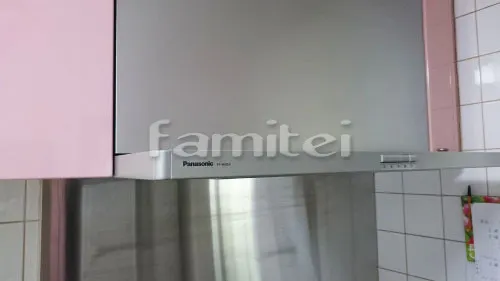 京都市 水まわり工事 レンジフード取替　Panasonicパナソニック スマートスクエアフード