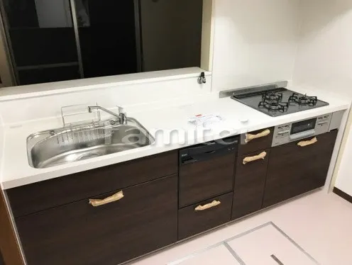 高石市 水まわり工事システムキッチン LIXILリクシル シエラ I 型 W240