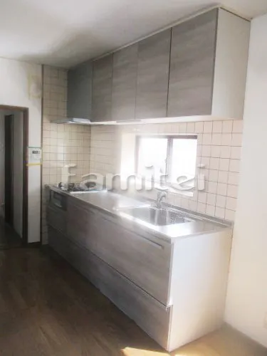 京都市 水まわり工事 システムキッチン クリナップ ラクエラ W255 I 型