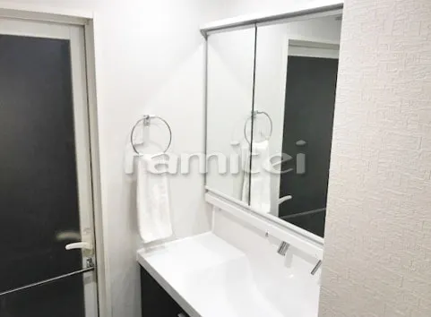 大阪市 水まわり工事 洗面化粧台 LIXILリクシル L.C.エルシィ W120