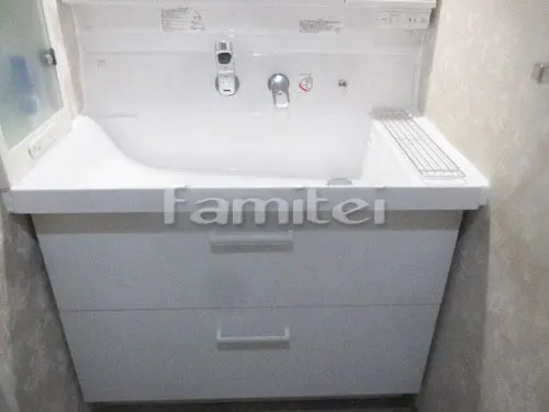 大阪市 水まわり工事 洗面化粧台 LIXILリクシル ピアラ W90