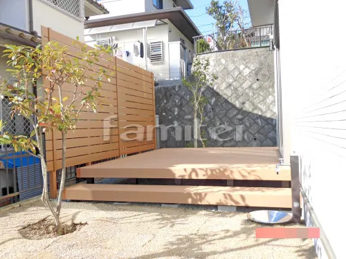 川西市 新築ベーシック クローズ外構