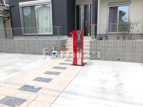 五條市 新築シンプル オープン外構