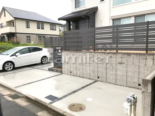 相楽郡精華町 外構工事 新築シンプル オープン外構