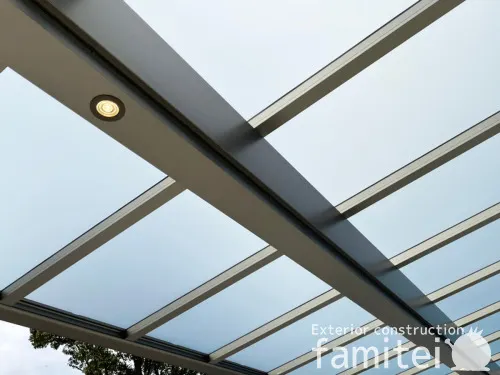 堺市 リフォームシンプル セミクローズ外構