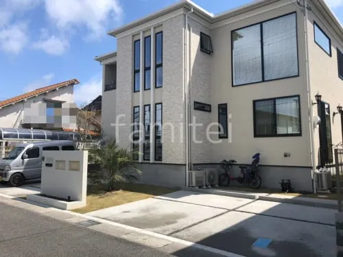 大津市 新築シンプル オープン外構