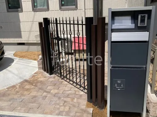 宝塚市 新築ベーシック セミクローズ外構