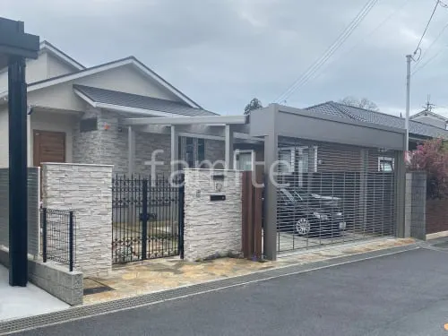 香芝市 リフォームシンプルクローズ外構