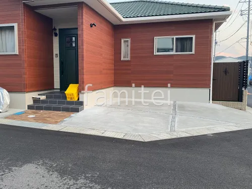 岩出市 新築オープン外構