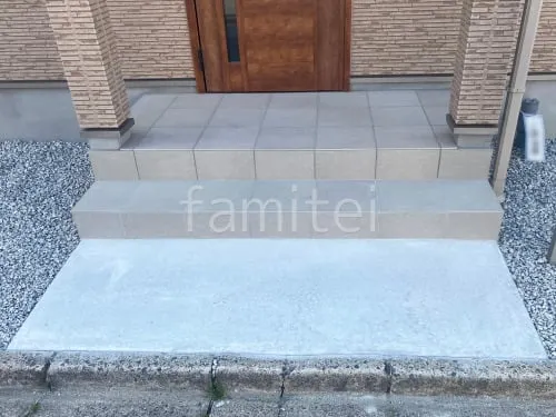 斑鳩町 新築ベーシック オープン外構